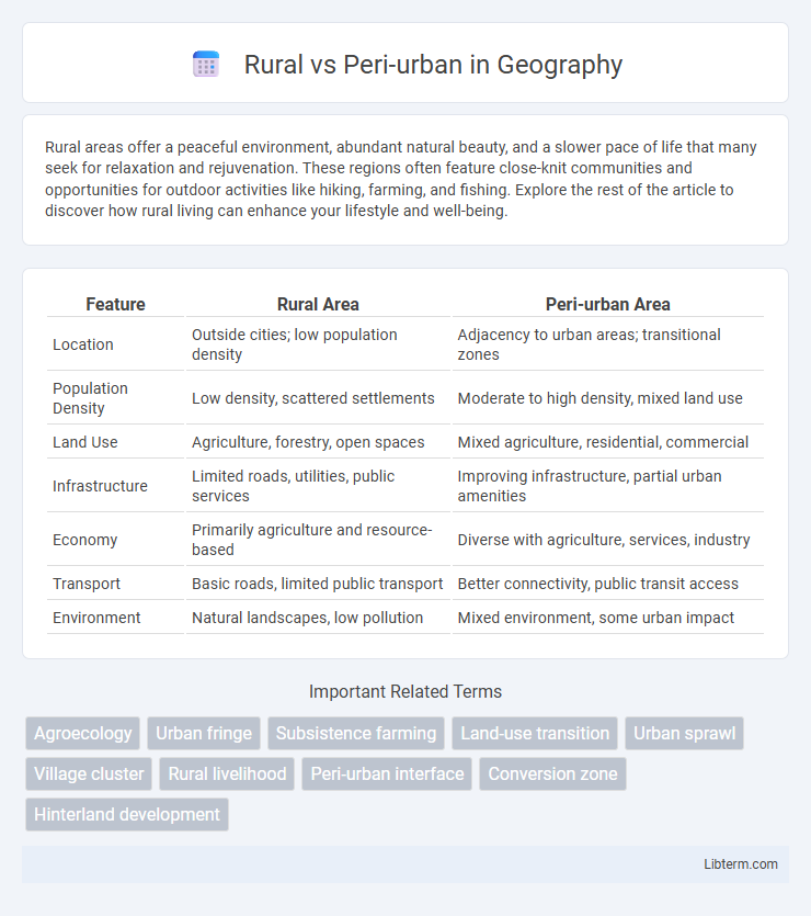 Peri-urban vs Rural in Geography - What is The Difference?