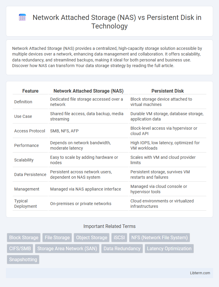 Persistent Disk vs Network Attached Storage (NAS) in Technology - What is The Difference?