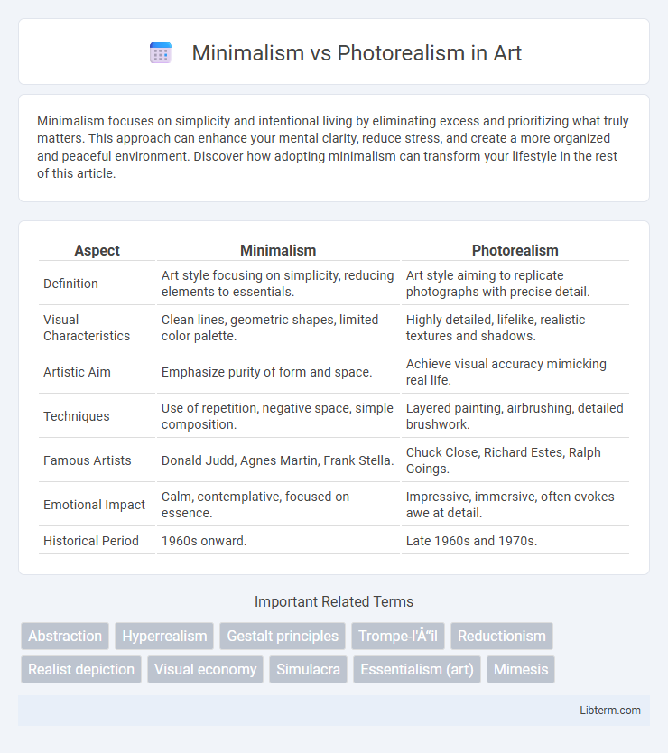 Photorealism vs Minimalism in Art - What is The Difference?