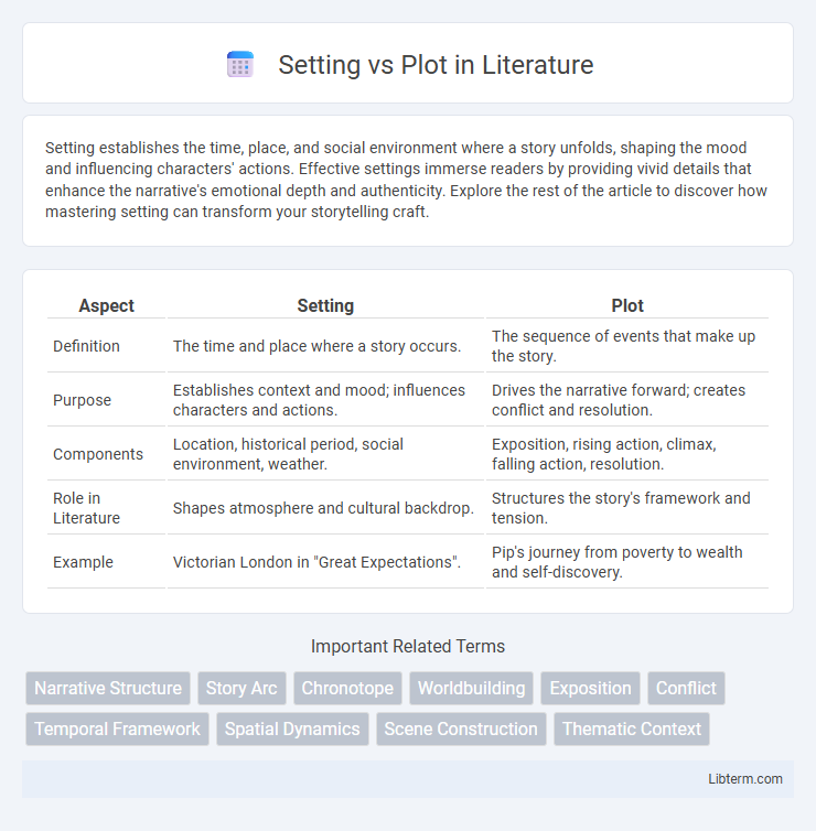 Plot vs Setting in Literature - What is The Difference?