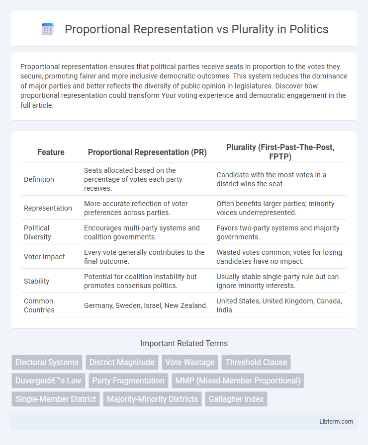 Plurality vs Proportional Representation in Politics - What is The Difference?