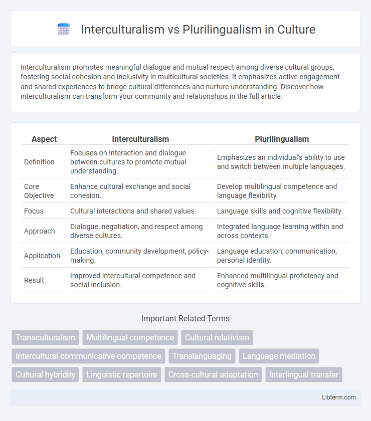 Plurilingualism vs Interculturalism in Culture - What is The Difference?