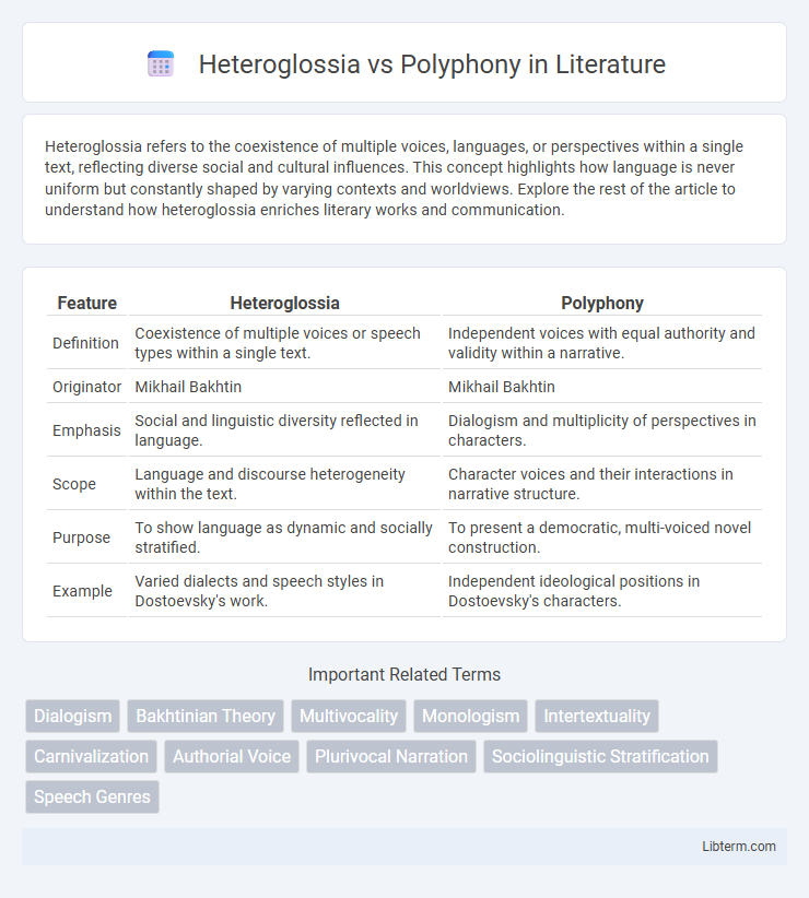Polyphony vs Heteroglossia in Literature - What is The Difference?