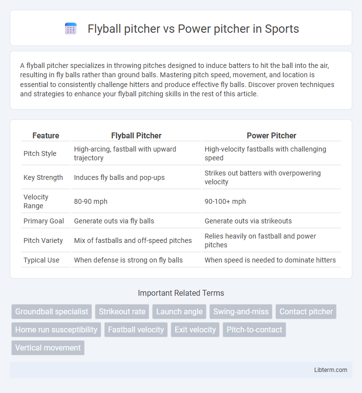 Power pitcher vs Flyball pitcher in Sports - What is The Difference?