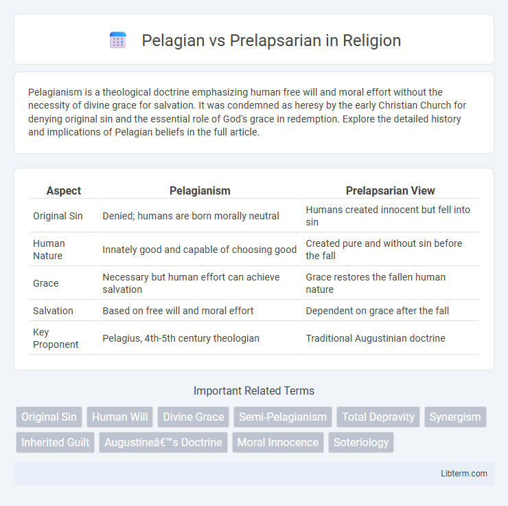 Prelapsarian vs Pelagian in Religion - What is The Difference?