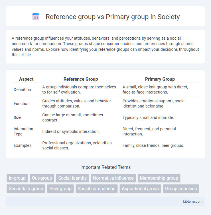 Primary group vs Reference group in Society - What is The Difference?