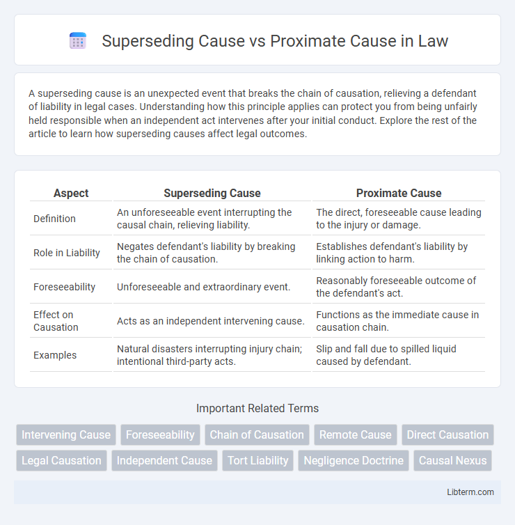 Proximate Cause vs Superseding Cause in Law - What is The Difference?