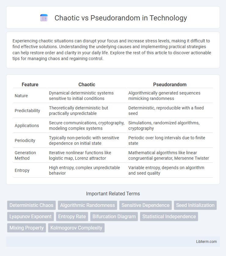 Pseudorandom vs Chaotic in Technology - What is The Difference?
