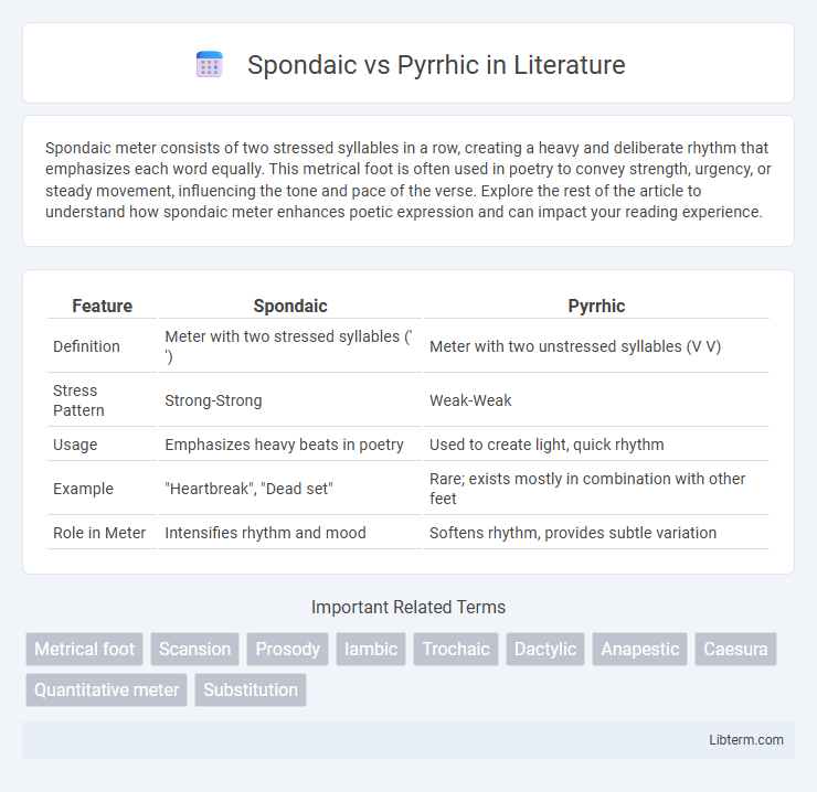 Pyrrhic vs Spondaic in Literature - What is The Difference?