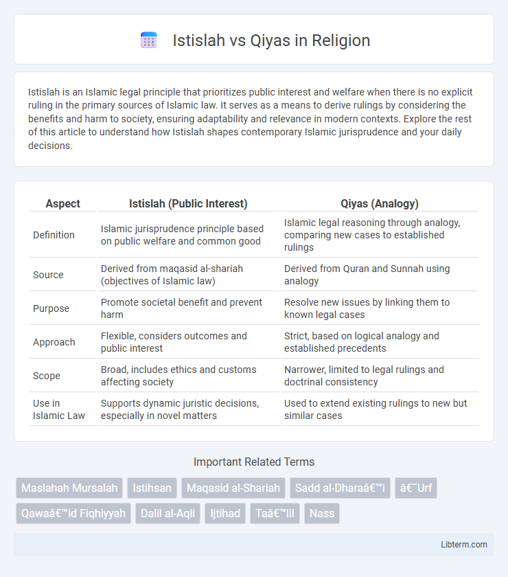 Qiyas vs Istislah in Religion - What is The Difference?