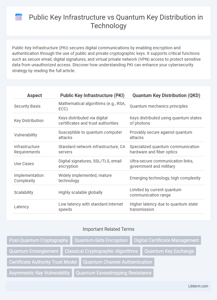 Quantum Key Distribution vs Public Key Infrastructure in Technology - What is The Difference?