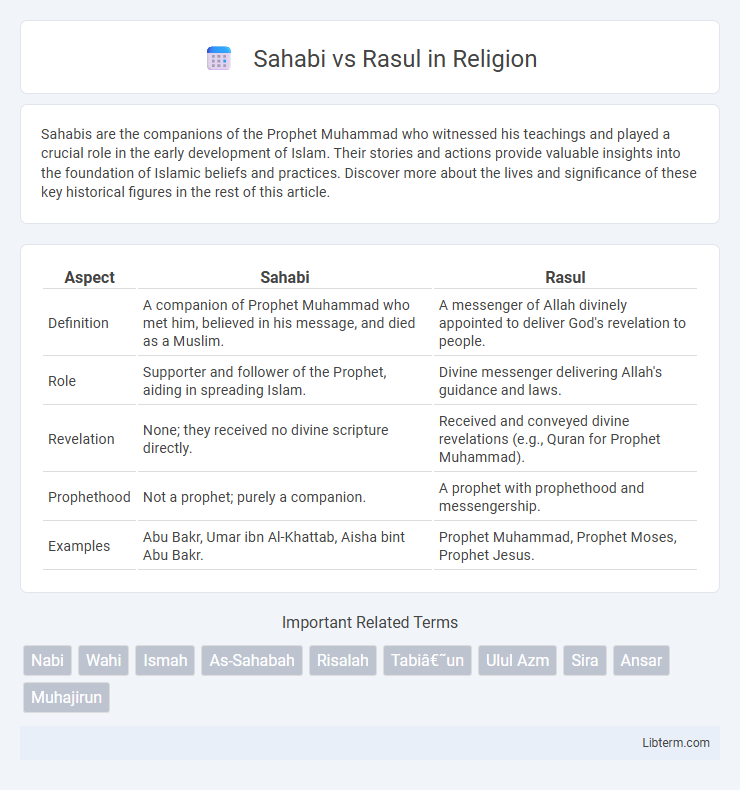 Rasul vs Sahabi in Religion - What is The Difference?