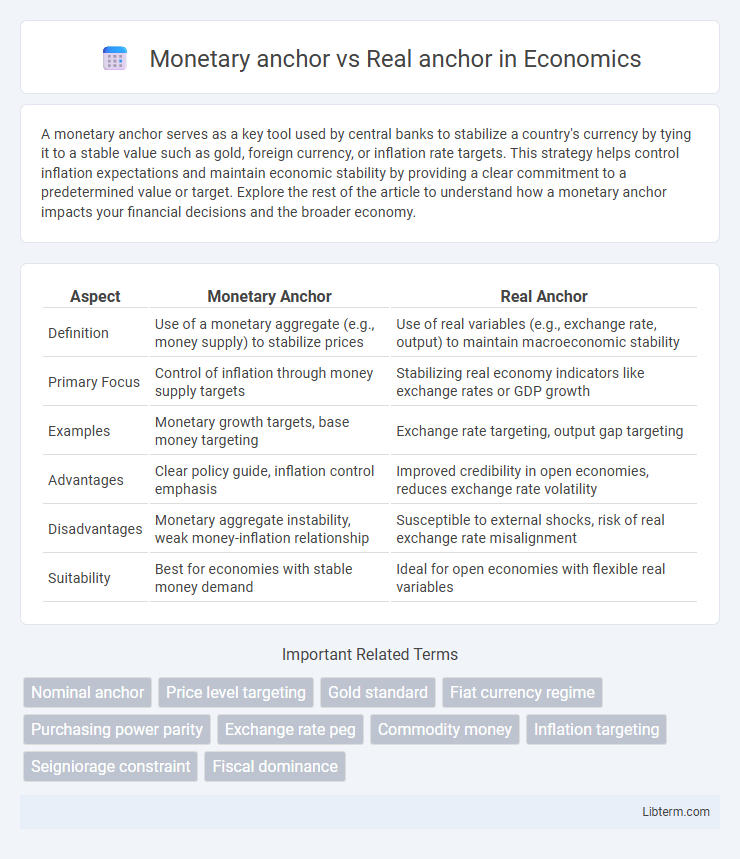 Real anchor vs Monetary anchor in Economics - What is The Difference?