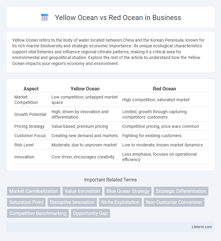 Red Ocean vs Yellow Ocean in Business - What is The Difference?