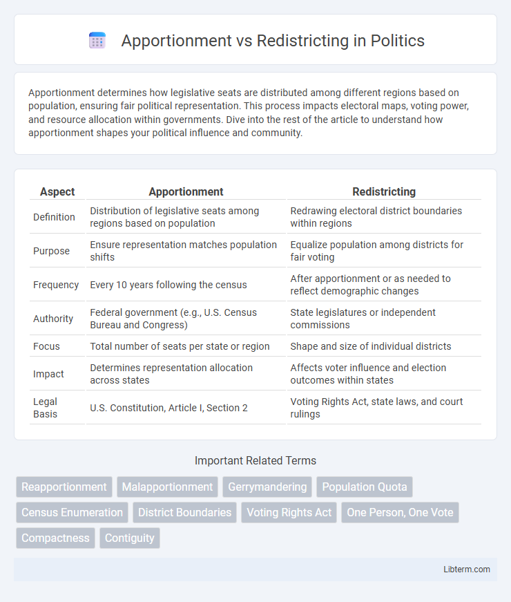Redistricting vs Apportionment in Politics - What is The Difference?