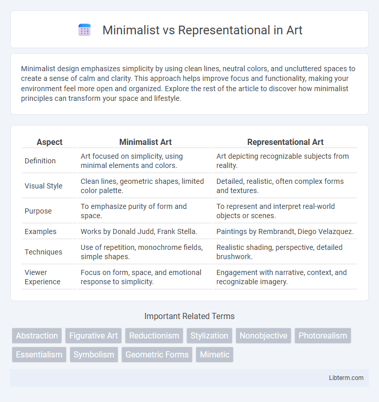 Representational vs Minimalist in Art - What is The Difference?
