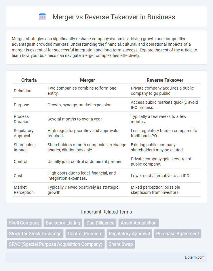 Reverse Takeover vs Merger in Business - What is The Difference?