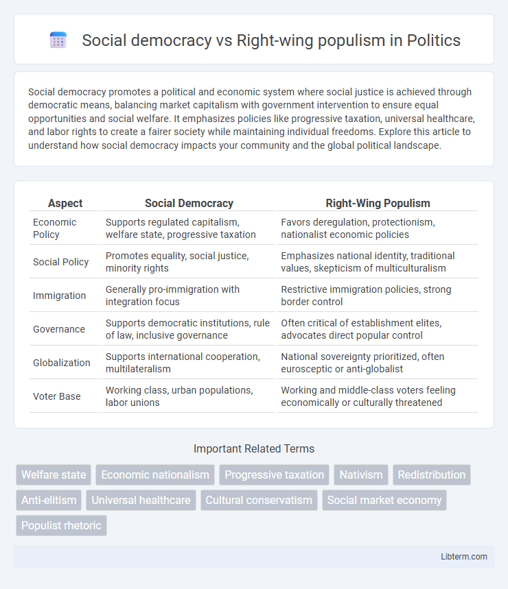 Right-wing populism vs Social democracy in Politics - What is The Difference?