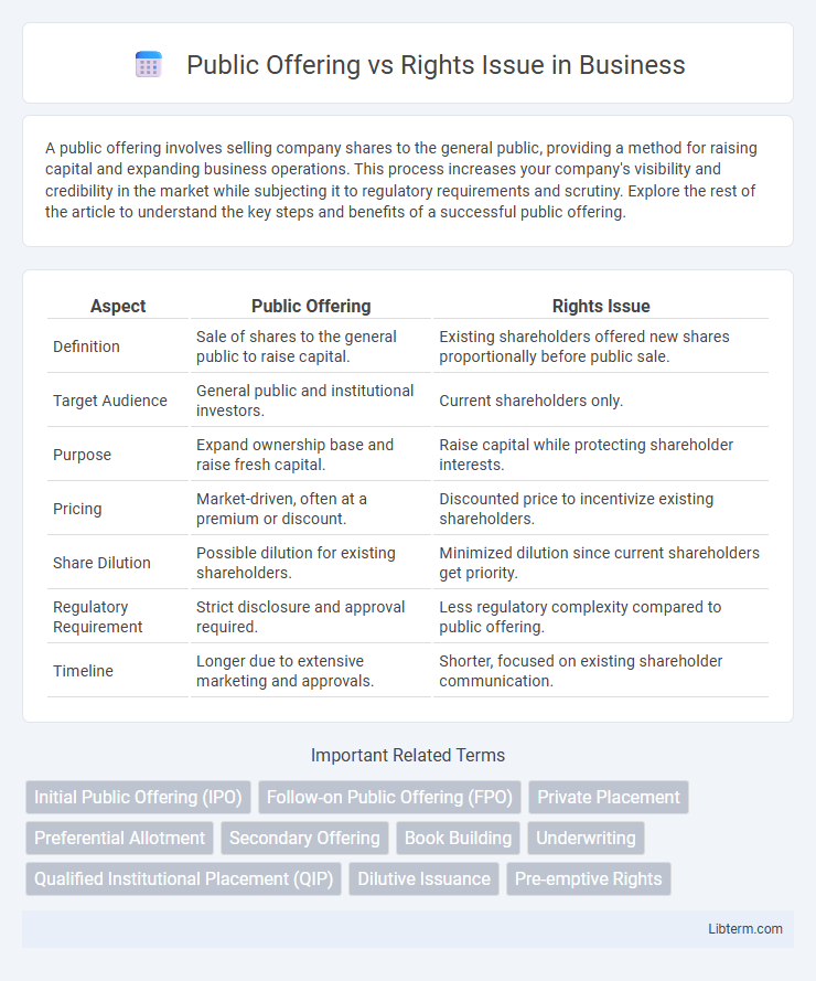 Rights Issue vs Public Offering in Business - What is The Difference?