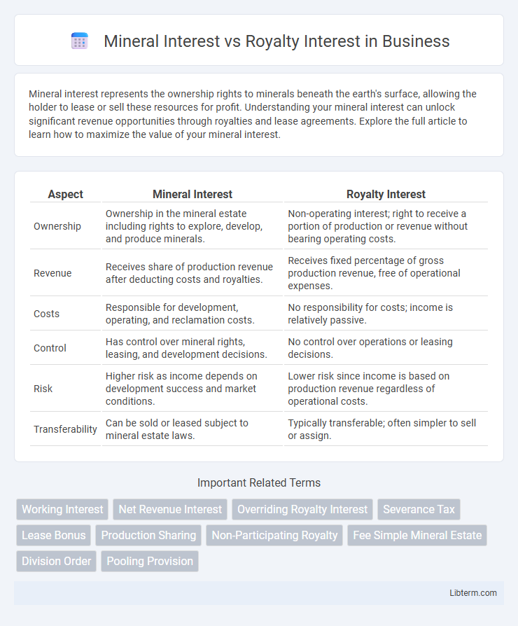 Royalty Interest vs Mineral Interest in Business - What is The Difference?