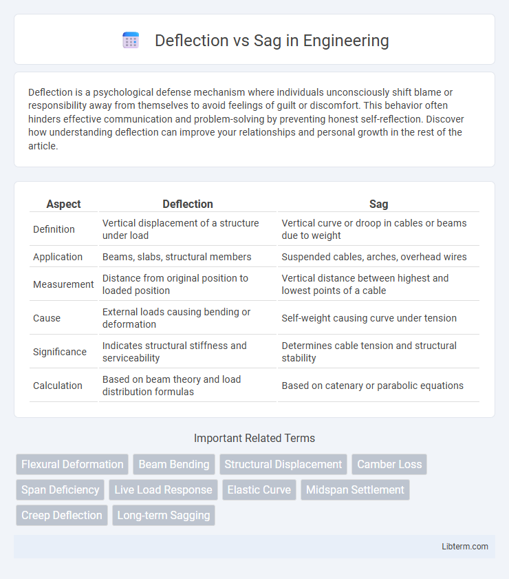Sag vs Deflection in Engineering - What is The Difference?
