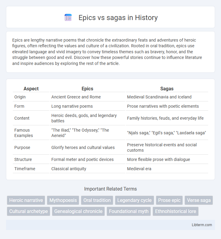 sagas vs Epics in History - What is The Difference?