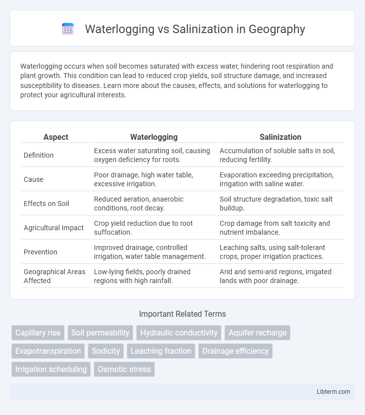 Salinization vs Waterlogging in Geography - What is The Difference?