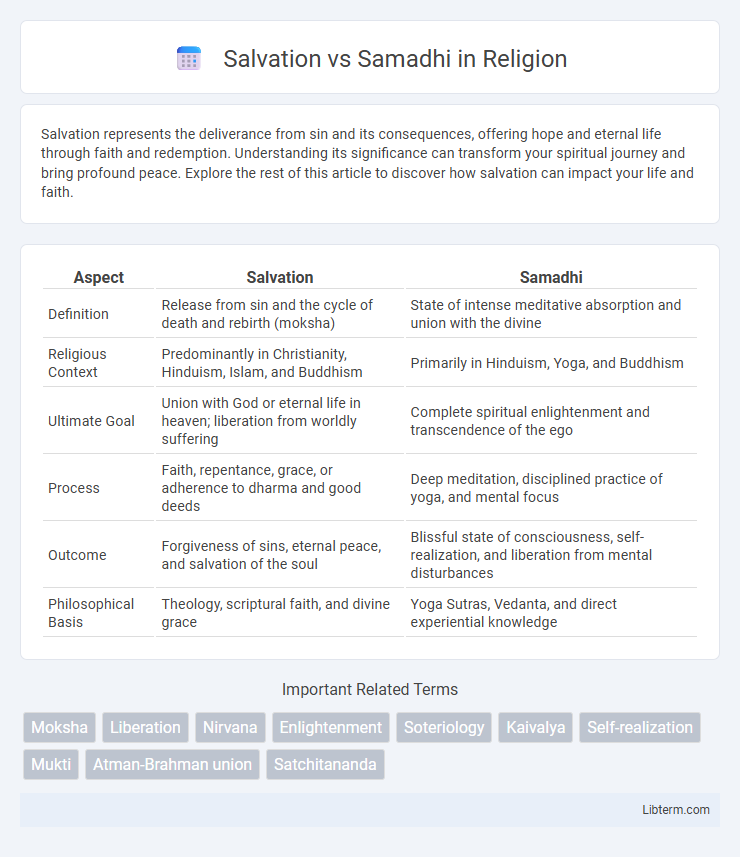 Samadhi vs Salvation in Religion - What is The Difference?