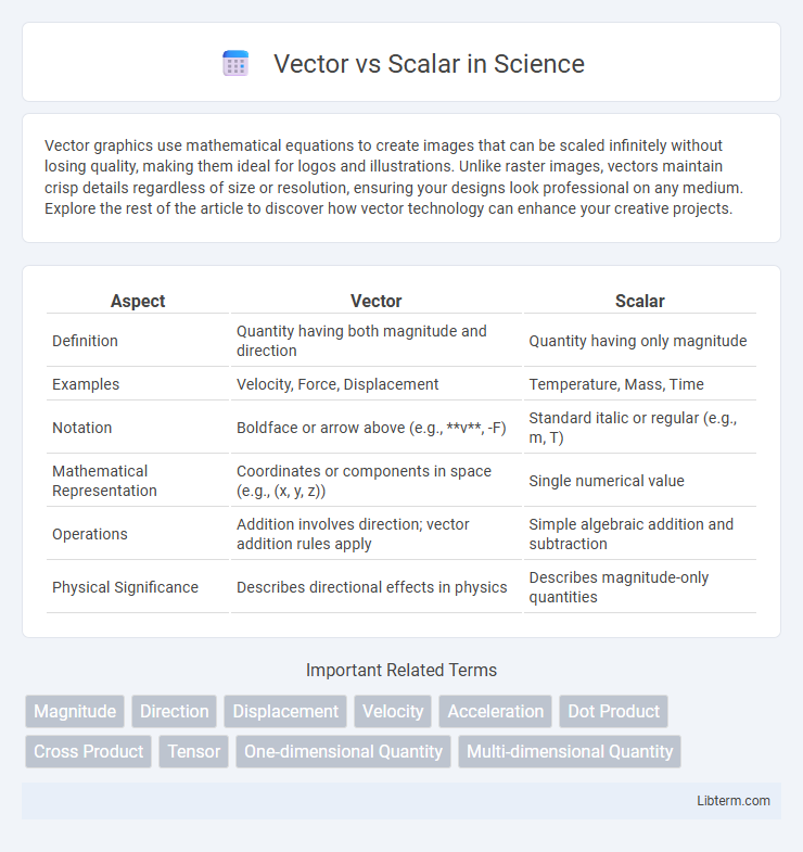 Scalar vs Vector in Science - What is The Difference?