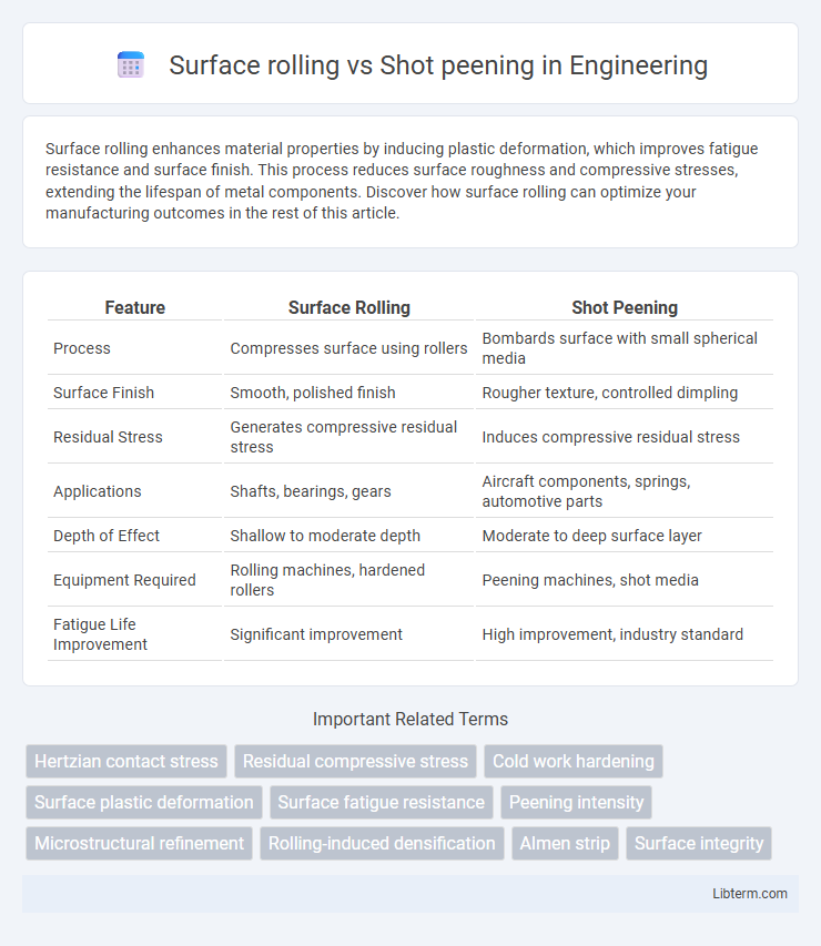 Shot peening vs Surface rolling in Engineering - What is The Difference?