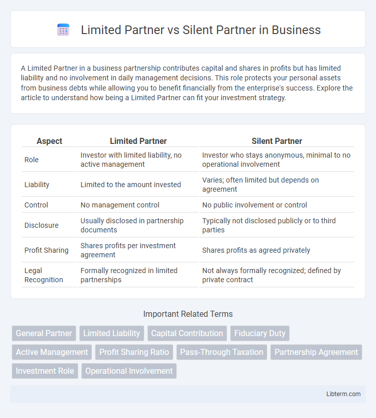 Silent Partner vs Limited Partner in Business - What is The Difference?