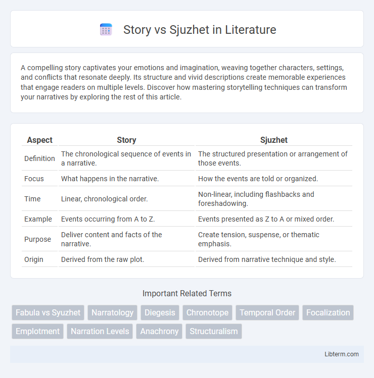 Sjuzhet vs Story in Literature - What is The Difference?