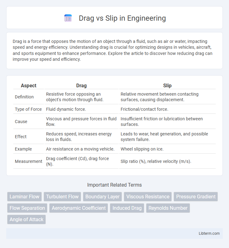Slip vs Drag in Engineering - What is The Difference?