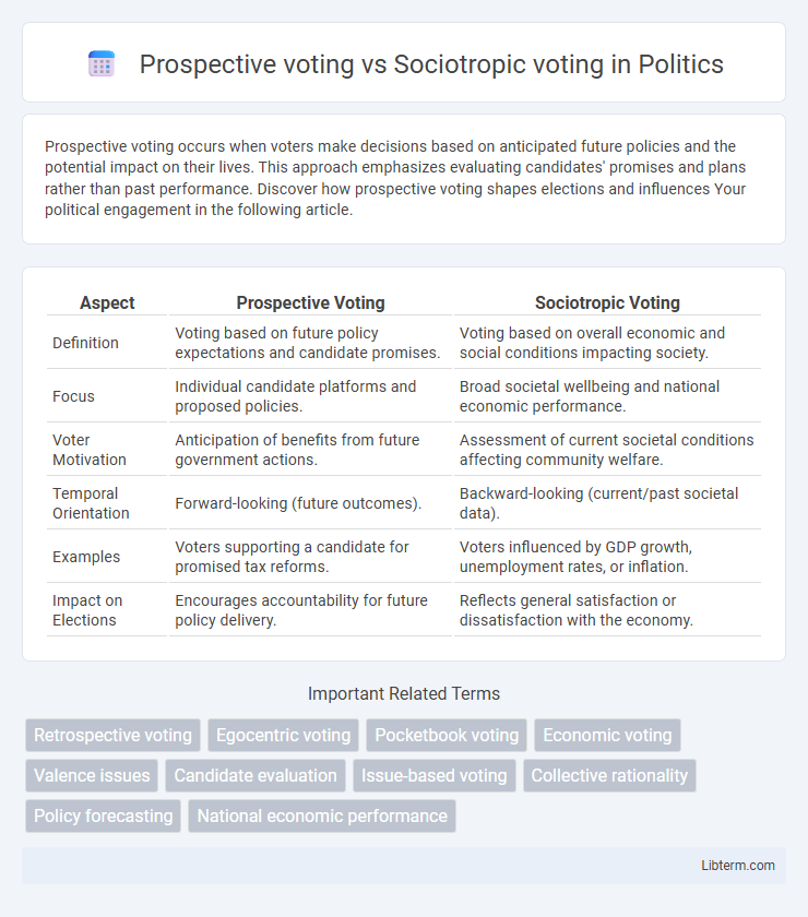 Sociotropic voting vs Prospective voting in Politics - What is The Difference?