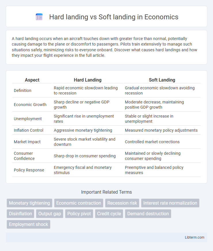 Soft landing vs Hard landing in Economics - What is The Difference?