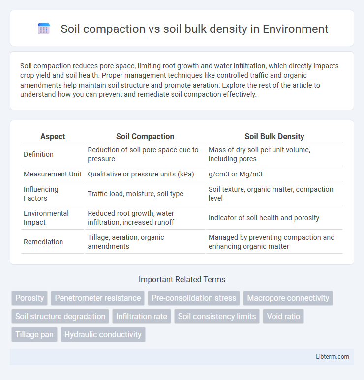 soil bulk density vs Soil compaction in Environment - What is The Difference?
