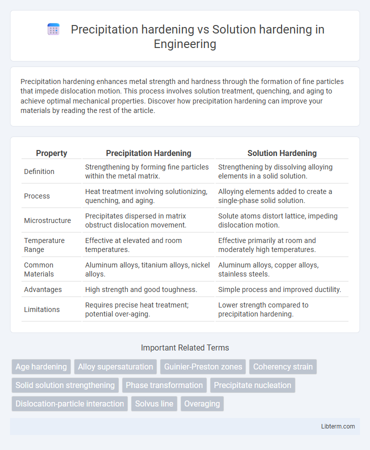 Solution hardening vs Precipitation hardening in Engineering - What is The Difference?