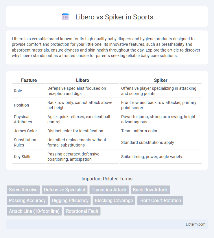 Spiker vs Libero in Sports - What is The Difference?