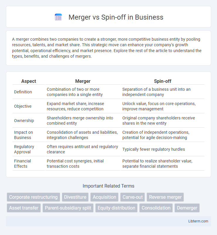 Spin-off vs Merger in Business - What is The Difference?