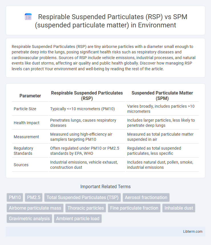 SPM (suspended particulate matter) vs Respirable Suspended Particulates (RSP) in Environment - What is The Difference?