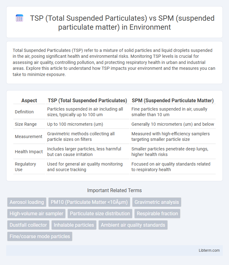 SPM (suspended particulate matter) vs TSP (Total Suspended Particulates) in Environment - What is The Difference?