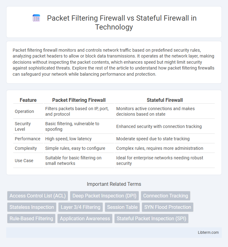 Stateful Firewall vs Packet Filtering Firewall in Technology - What is The Difference?