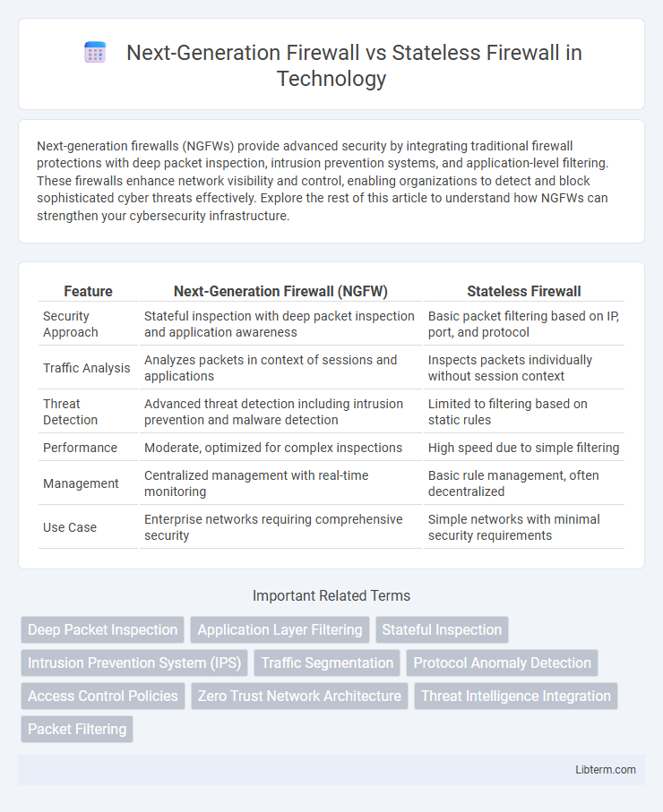 Stateless Firewall vs Next-Generation Firewall in Technology - What is The Difference?
