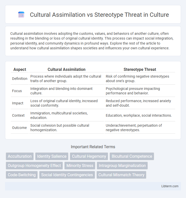 Stereotype Threat vs Cultural Assimilation in Culture - What is The Difference?