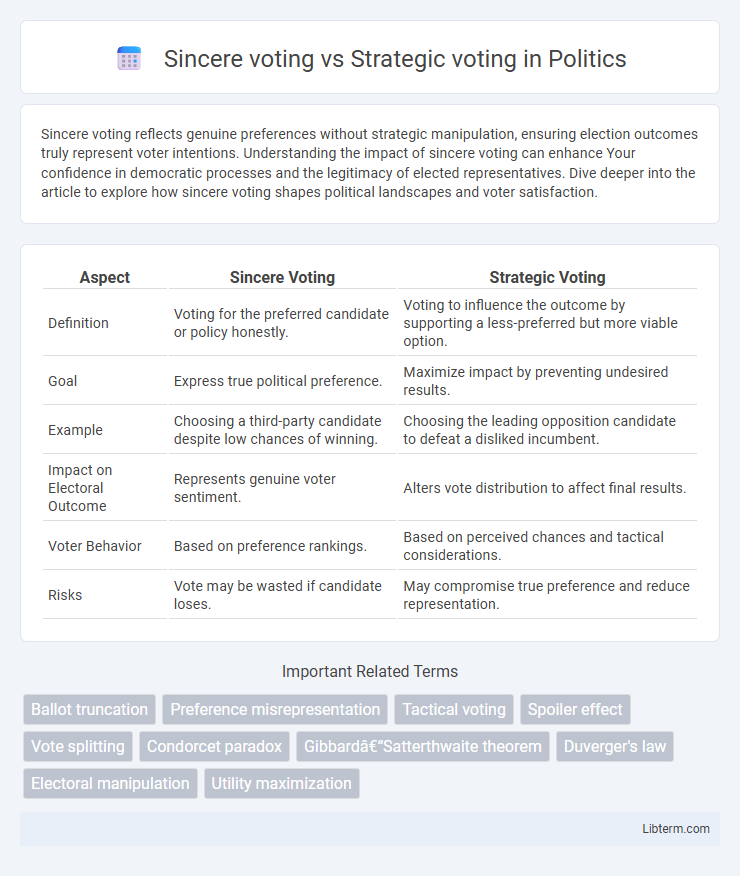 Strategic voting vs Sincere voting in Politics - What is The Difference?