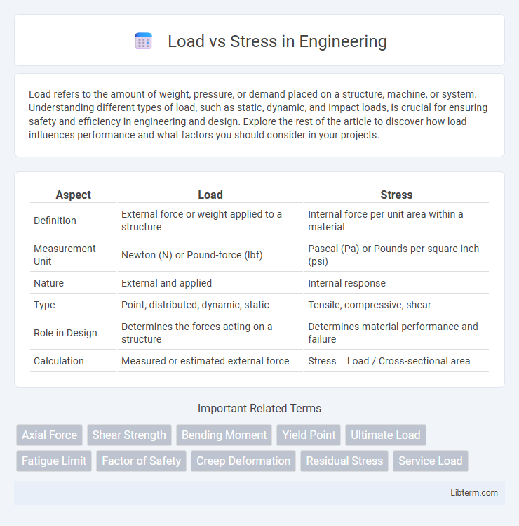 Stress vs Load in Engineering - What is The Difference?