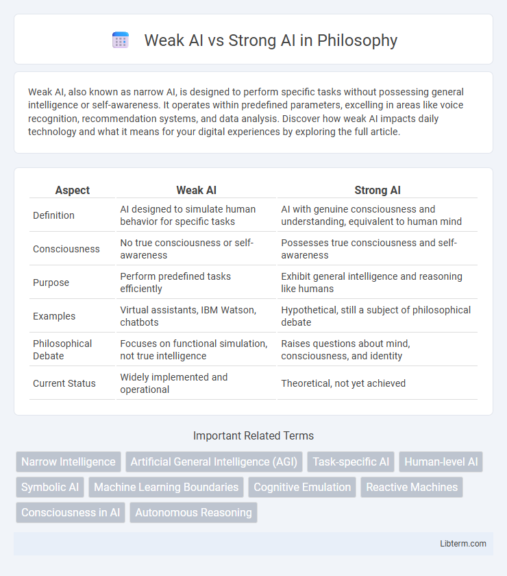 Strong AI vs Weak AI in Philosophy - What is The Difference?