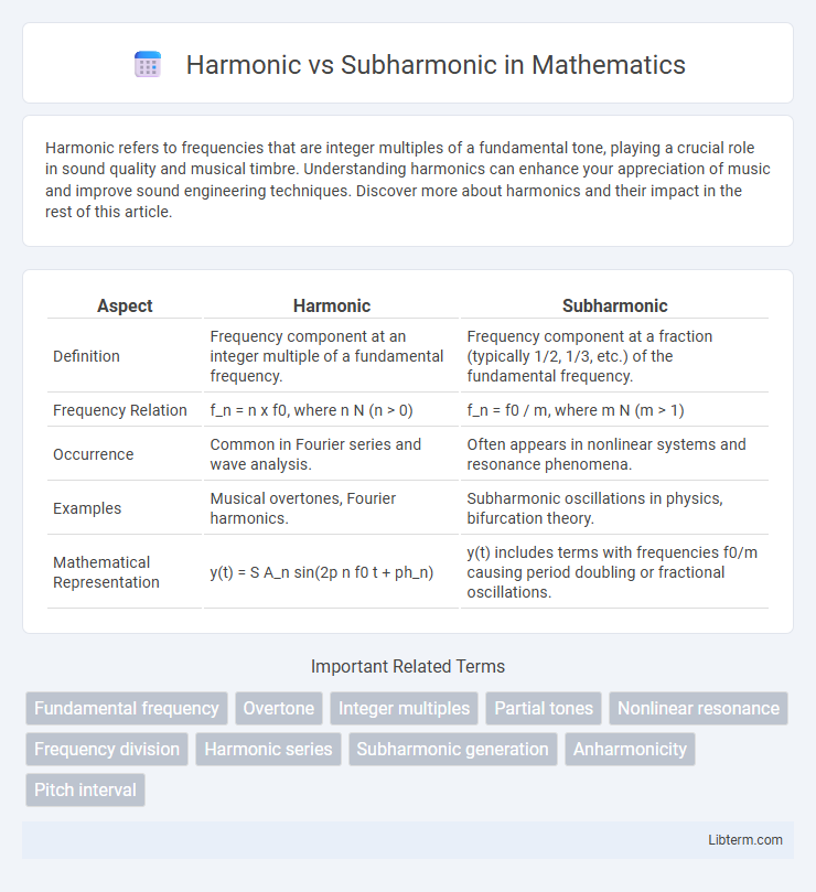 Subharmonic vs Harmonic in Mathematics - What is The Difference?