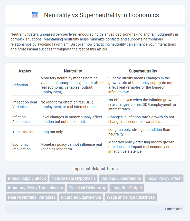 Superneutrality vs Neutrality in Economics - What is The Difference?