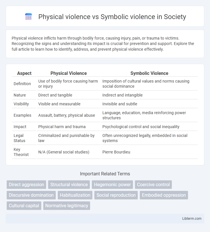 Symbolic violence vs Physical violence in Society - What is The Difference?